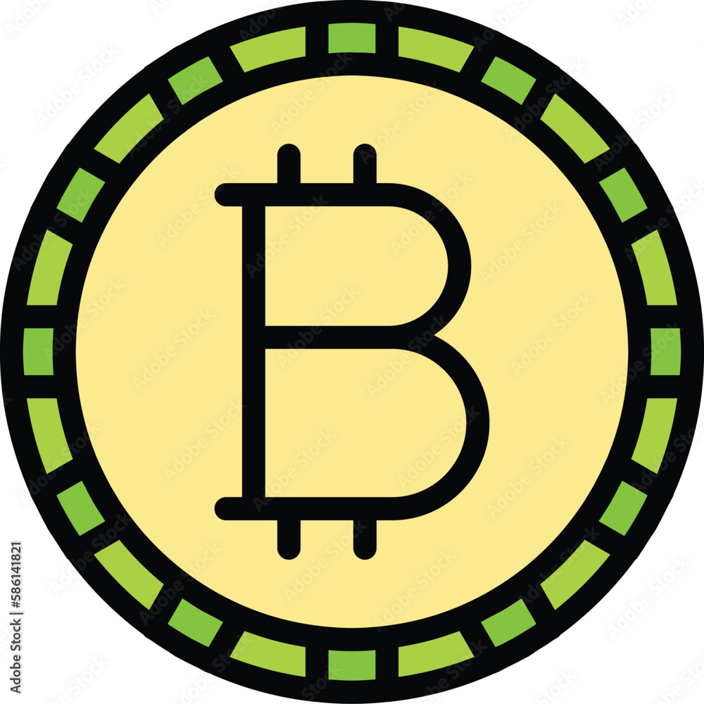 Poster bitcoin exchange icon. outline bitcoin exchange vector icon for web design isolated on white backgro