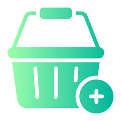 add to basket gradient icon