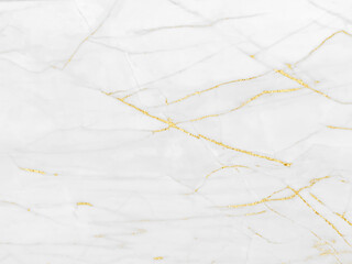 Obraz premium White and gold marble texture background design for your creative design, Horizontal image. 