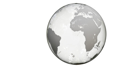 Trasparent Earth, with alpha trasparent backgrund