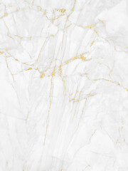 White and gold marble texture background design for your creative design, Vertical image.