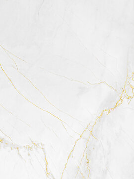 White and gold marble texture background design for your creative design, Vertical image.
