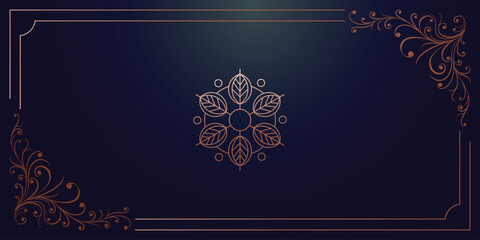 Vector logo design template - abstract symbol in ornamental arabic style - emblem for luxury products, hotels, boutiques, jewelry, oriental cosmetics, restaurants, shops and stores