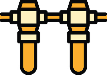 Purity water filter icon. Outline Purity water filter vector icon for web design isolated on white background color flat