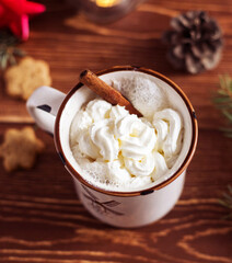 chocolate with marshmallows