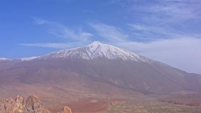 Mount Teide's Beautiful And Scenic Landscape