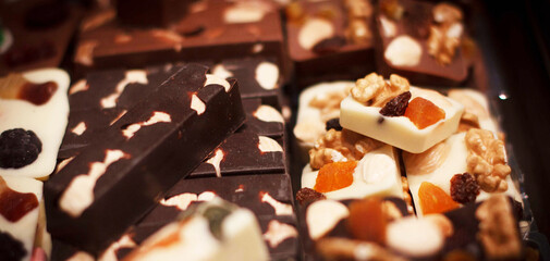 chocolate cake with nuts