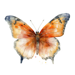 Watercolor Butterfly. Generative AI