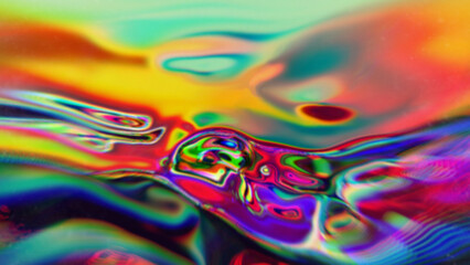 abstract holographic colourful liquid background