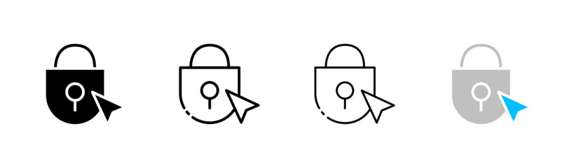 Safety. Different styles, color, security icons set. Vector