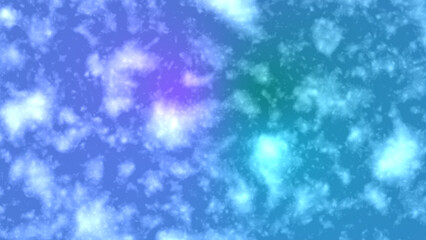 Enchanted Skies: A  Fantasy Animation of Colorful Noisy Clouds and Shimmering Stars, Creating a Dreamy and Ethereal Atmosphere, Noise clouds overlay bg. Motion drop transition.