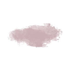 Colorful watercolor brush isolate on white, PNG.