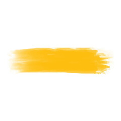 Colorful watercolor brush isolate on white, PNG.