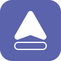 Upload icon vector stock.