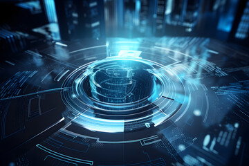 Obraz premium Cybersecurity