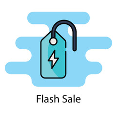 Flash Sale icon. Suitable for Web Page, Mobile App, UI, UX and GUI design.