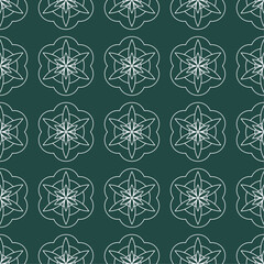 70s 60s mid century retro vintage abstract pattern background, seamless wallpaper, vector illustration