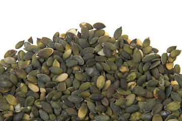pumpkin seeds isolated