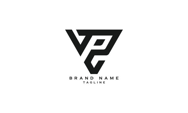 VPG, VPC, VGP, VCP, Abstract initial monogram letter alphabet logo design