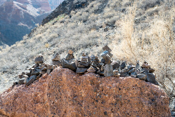 Grand Canyon in the steppes of Central Asia. Charyn Canyon