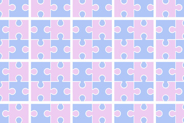 ピンク色のパズルの壁紙素材