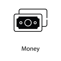 Money icon. Suitable for Web Page, Mobile App, UI, UX and GUI design.
