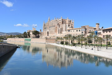Fototapeta na wymiar Palma de Mallorca, city, island Baleares, Spain, city, attractions, holidays, architecture, medieval, europe, travel, tourism, 
