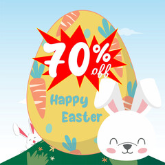 Easter Egg Happy Easter discount off