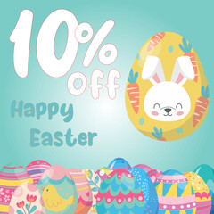 Easter Egg Happy Easter discount off