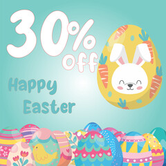 Easter Egg Happy Easter discount off