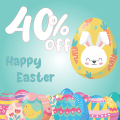 Easter Egg Happy Easter discount off
