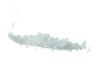 Salt rock flower fly explosion, white Salt rock flower explode abstract cloud fly. Big size ground...