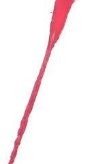 Red tomato strawberry juice pour set water shape form, Red blood wave fall in air. Abstract cloud fly, Red Wine colored splash spill in Air. White background Isolated high speed shutter, freeze motion