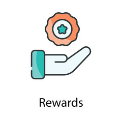 Rewards icon. Suitable for Web Page, Mobile App, UI, UX and GUI design.