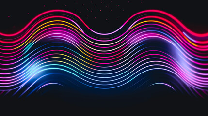 Abstract background with water wave of different colors, generative AI.