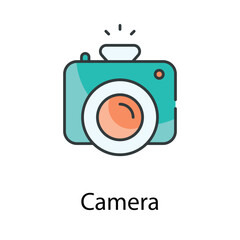 Camera icon. Suitable for Web Page, Mobile App, UI, UX and GUI design.