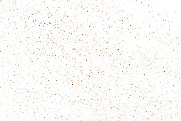 Coffee Color Paint Splatter. Texture Isolated on White Background. Chocolate Shades Confetti. Splash Silhouette. Colorful Design Elements. Vector Illustration, EPS 10.