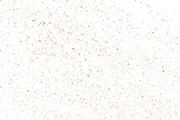 Coffee Color Paint Splatter. Texture Isolated on White Background. Chocolate Shades Confetti. Splash Silhouette. Colorful Design Elements. Vector Illustration, EPS 10.