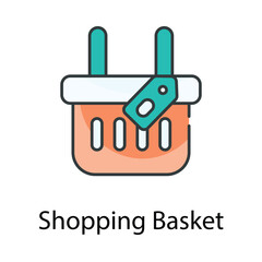 Shopping Basket icon. Suitable for Web Page, Mobile App, UI, UX and GUI design.