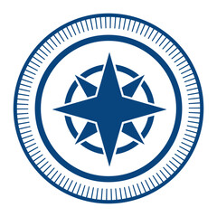 Compass icon.Navigation sign..Vector illustration of compass