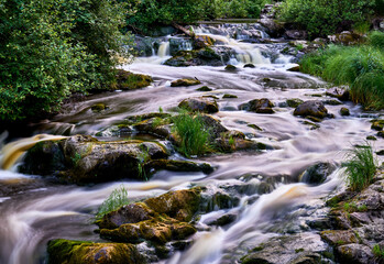 Obraz premium waterfall in the forest
