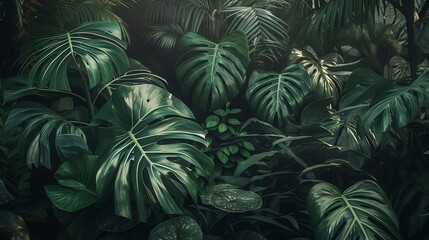 Wallpaper Of Tropical Leaves