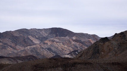 Colorful landscape from Death Valley