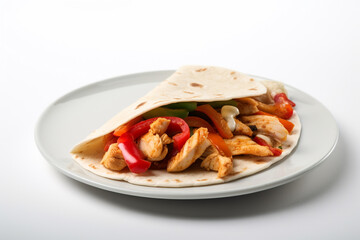 chicken and vegetable wrap