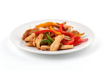 fried pork with vegetables