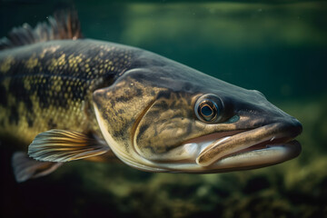 Obraz premium close up of a fish, Generative AI