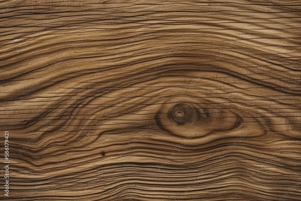 Poster illustration of the texture and pattern of a wooden surface in close-up view created with generative