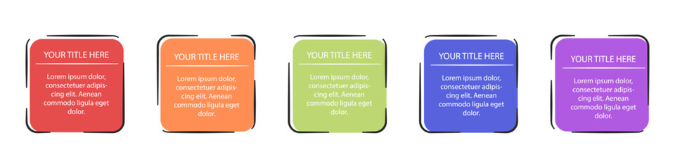 steps roadmap timeline colorful vector design
