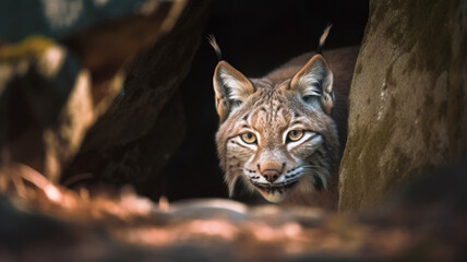 Lynx sauvage, nature
