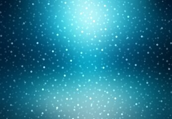 Glittering snow dark blue empty background. Magical winter night.